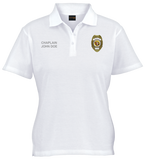 SAFReC white golf shirt